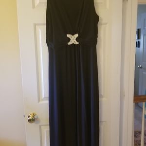 Formal long black gown